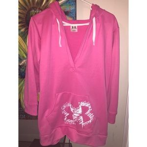 Pink Under Armor Sweatshirt